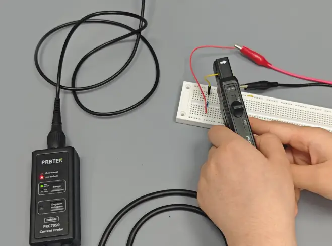 基于PKC7050高頻電流探頭的電機啟動電流測試方案