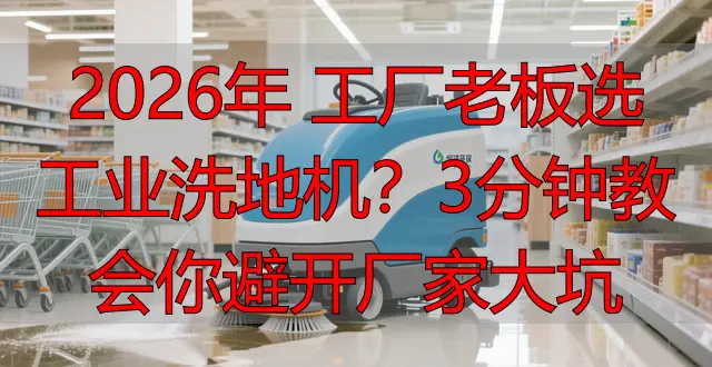 2026年 工廠老板選工業(yè)洗地機？3分鐘教會你避開廠家大坑